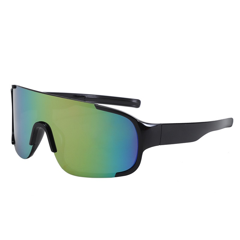 New Large-Frame Cycling Outdoor Windproof Glasses - Day/Night Riding, Cross-Border Europe/US UV Protection Sunglasses, Trendy Ins Style