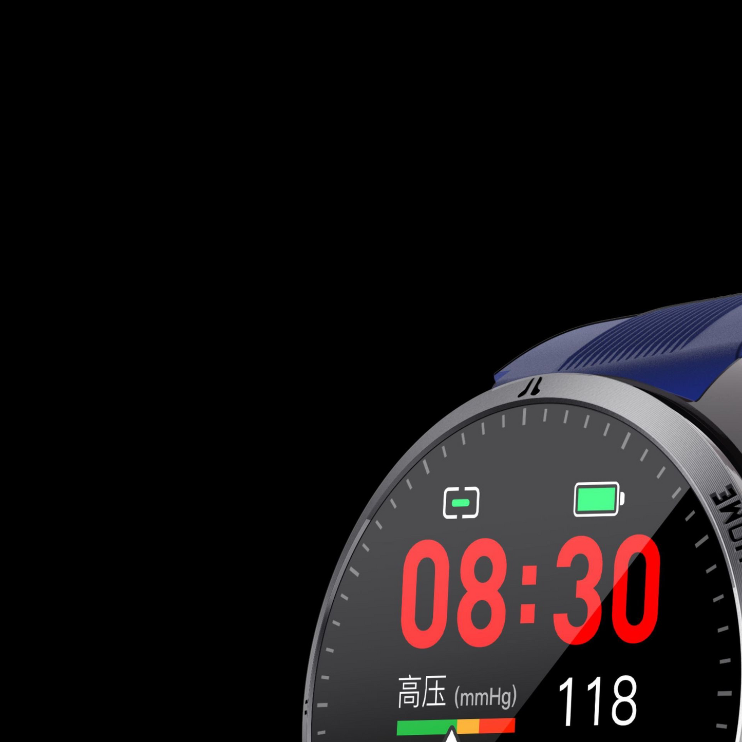 Đồng hồ thông minh đa chức năng có chức năng theo dõi huyết áp bằng khí nén, theo dõi sức khỏe người cao tuổi có độ chính xác cao, vòng đeo tay thể thao