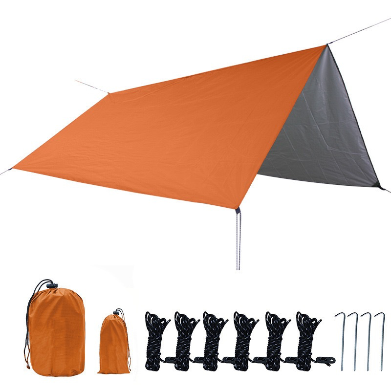 Silvery Blackout Canopy - Lightweight UV-Proof Outdoor Canopy for Picnics & Camping