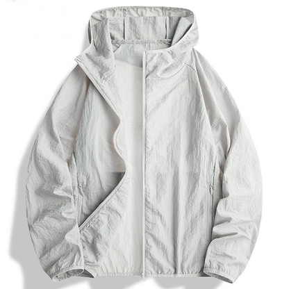 Summer Ice Silk Sunscreen Jacket for Men 2024 New Upf50+UV Protection Outdoor Leisure Fishing Sunscreen Jacket
