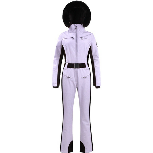 Professional Double-Board Windproof Cross-Border Ski Suit for Women - Thickened, Waterproof, Slim Fit Outdoor Skiing Set