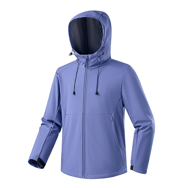 7A Antibacterial] Softshell Jacket for Men Outdoor Thickened Softshell Windproof Waterproof Warmth Women's Mountaineering Clothing