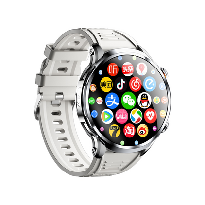 5G Global Connectivity H18 Smartwatch - 1.85-inch HD Round Screen, 5G SIM Card Slot + Independent App Download