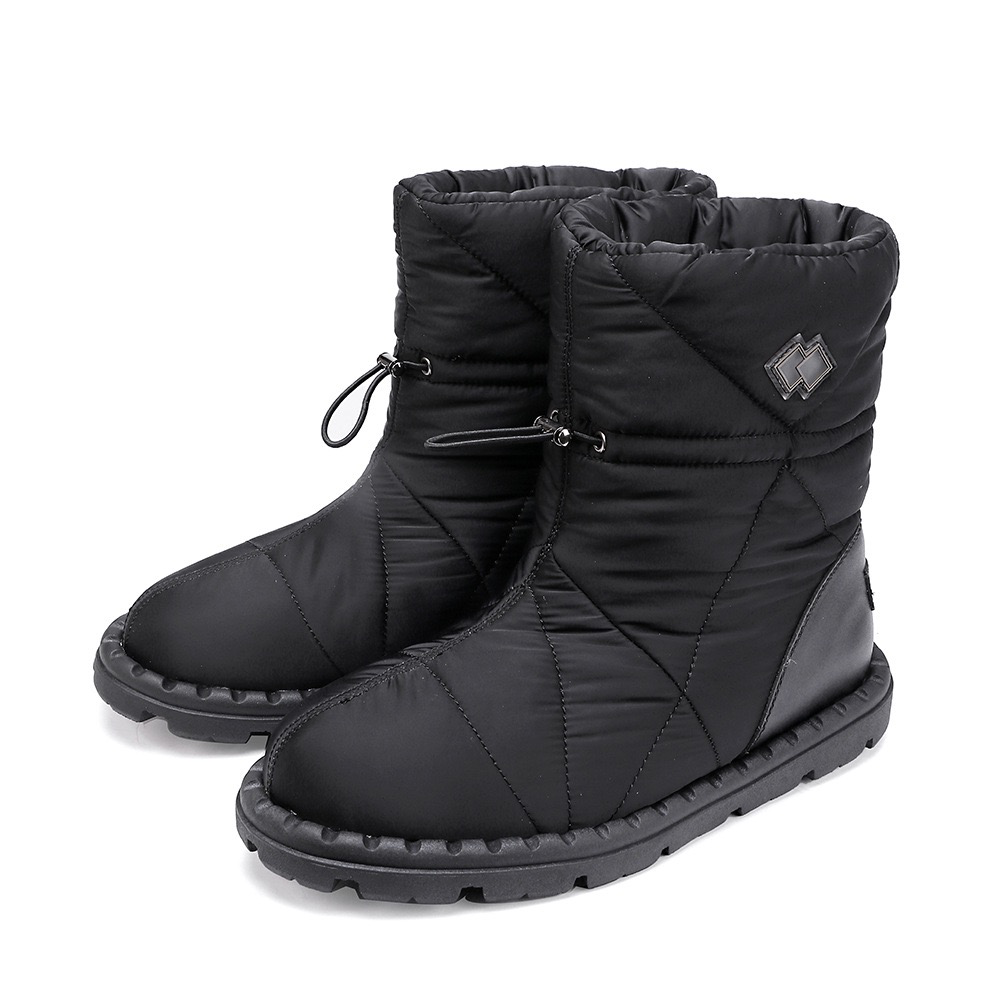 Nine-Color Snowflake Cross-Border Public-Version Russian Advanced Matte Dark Green Stylish Warm Faux Fur Snow Boots