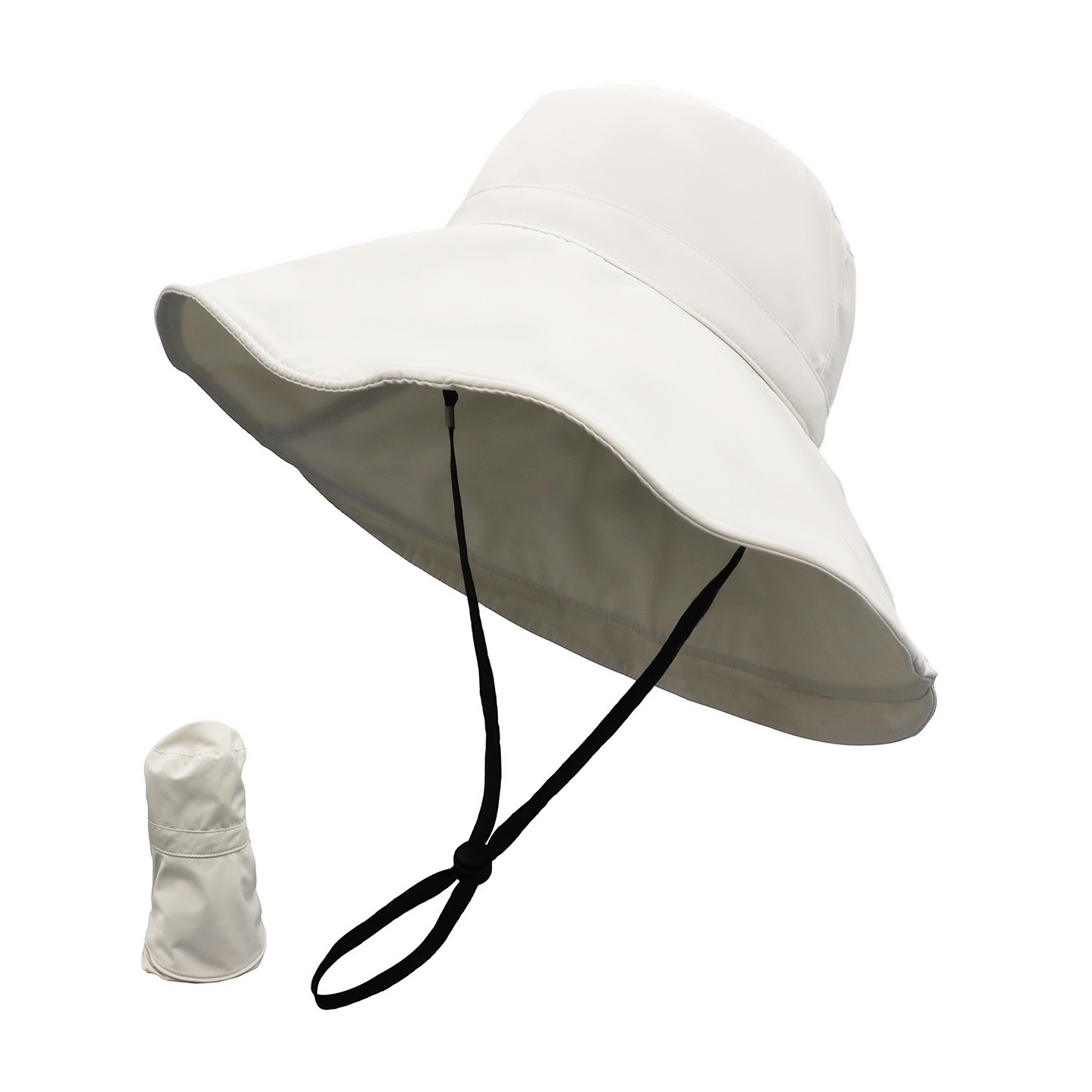 Large Brim Sunshade Hat Women's Summer Korean Trendy Fisherman's Hat UV Protection Sun Hat Outdoor Face-Shielding Hat