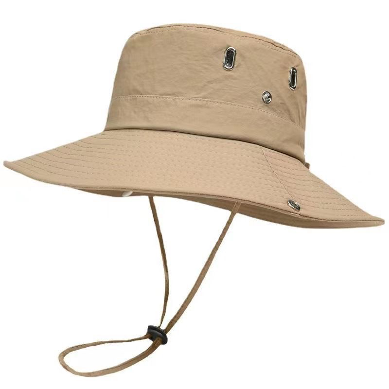 New Fishing Hat Western Cowboy Sunshade Fisherman's Collapsible Mountaineering Hat Outdoor Stylish Versatile