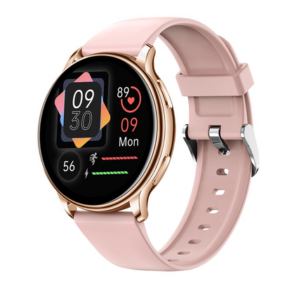 New Y33 Smart Couple Watch - Round Screen, Bluetooth Calling, Heart Rate, Blood Oxygen, Sleep Monitoring, Activity Tracking