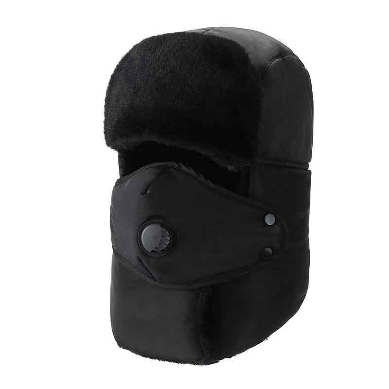 Mao Hat with Mask - All-in-One Winter Protection for Men's Cycling, Skiing & Outdoor Activities