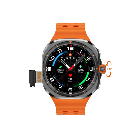 4G Full Netcom GPS Compass Insert SIM Card Android Phone Watch