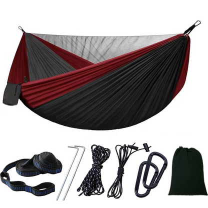 Upgrade Mosquito Net - Parachute Material, Quick-Setup for 2-Person Camping
