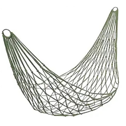 Mesh Hammock - Portable Nylon Net Design with Storage Bag for Solo Camping