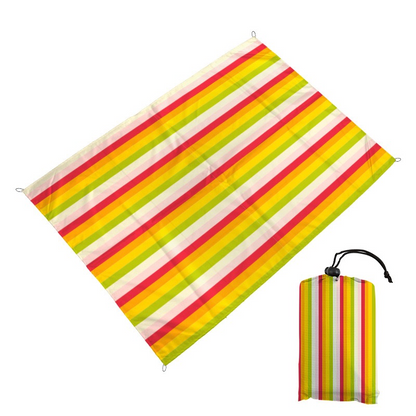 Ultra-Lightweight Portable Beach Mat - Picnic Mat, Beach Blanket, Sunshade Canopy, Folding Blanket