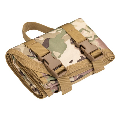 Thảm cầm tay cho thiết bị ngoài trời - Thảm dã ngoại du lịch cắm trại xe máy, Thảm tập bắn ngụy trang chống nước chống ẩm có thể gấp lại