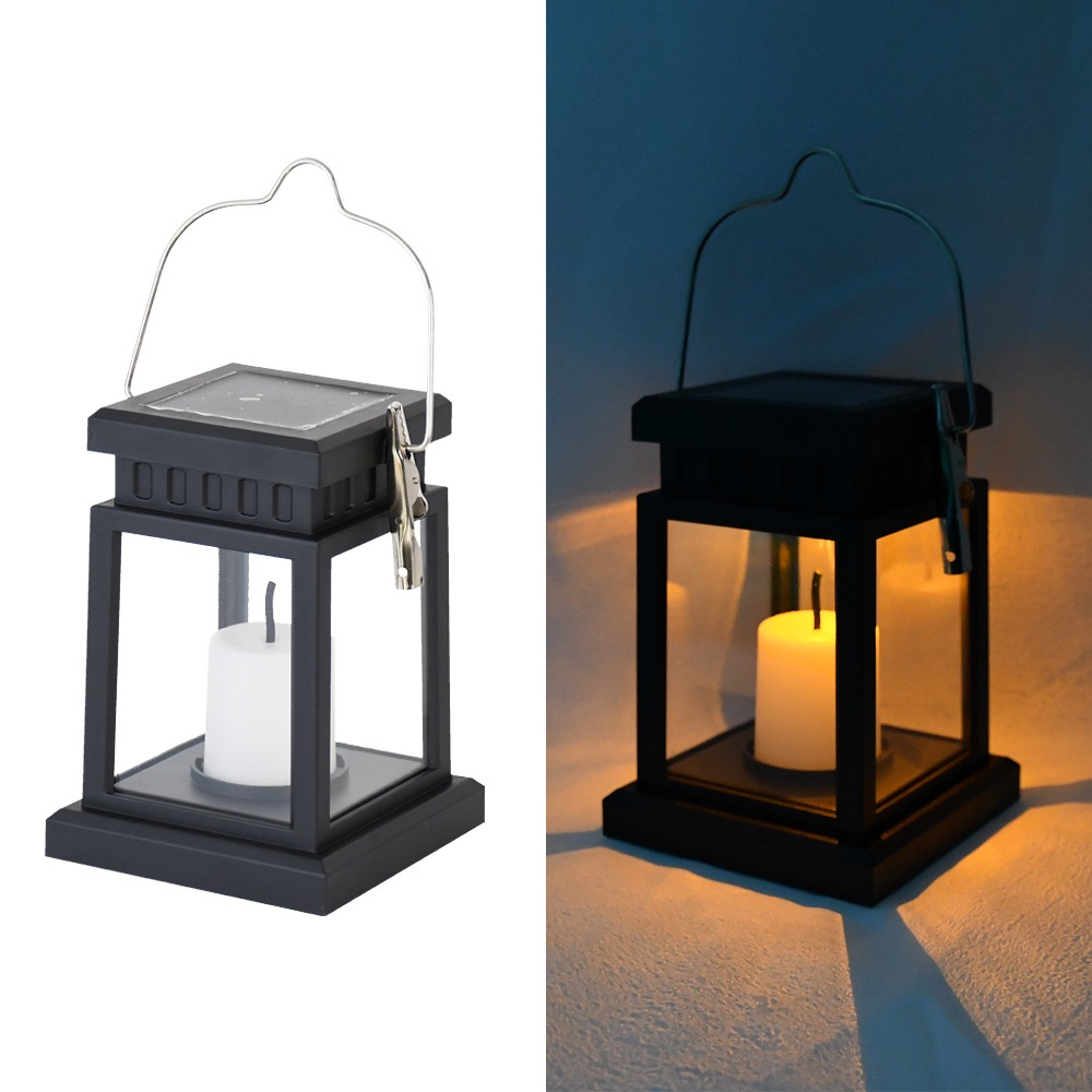 Solar Small Palace Lantern - Solar Outdoor Courtyard Lamp, Portable Hanging Lantern, Garden Candle Light Decoration