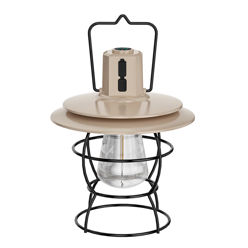 New Outdoor Retro Camping Lamp - Stepless Dimming Portable Multi-Function Atmosphere Street Stall Lighting Camping Lamp