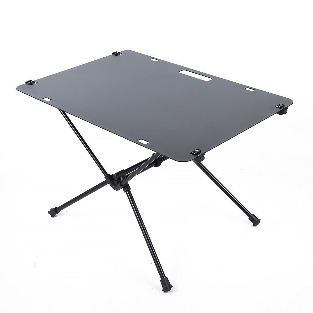 Spot Outdoor Portable Aluminum Alloy Folding Table - Lightweight Camping Aluminum Tactical Table Board Stand Wholesale