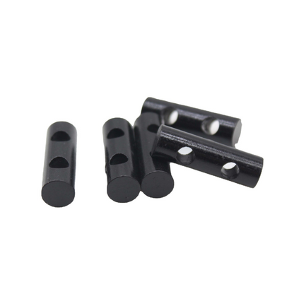 Outdoor Survival Double-Hole Fire Starter - Miniature Perforated Flint, Camping-Specific Magnesium Stick Woven Bracelet Accessory