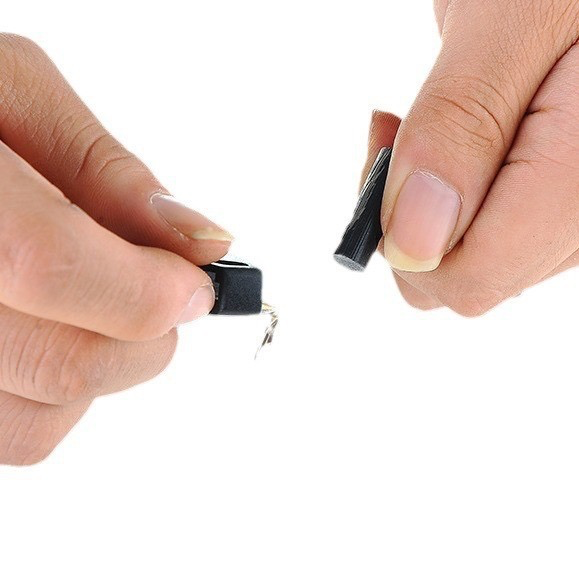 Outdoor Survival Double-Hole Fire Starter - Miniature Perforated Flint, Camping-Specific Magnesium Stick Woven Bracelet Accessory