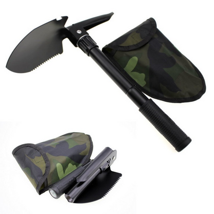 Multifunctional folding shovel outdoor engineer shovel small folding shovel/pickaxe camping folding shovel