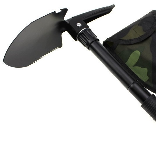 Multifunctional folding shovel outdoor engineer shovel small folding shovel/pickaxe camping folding shovel