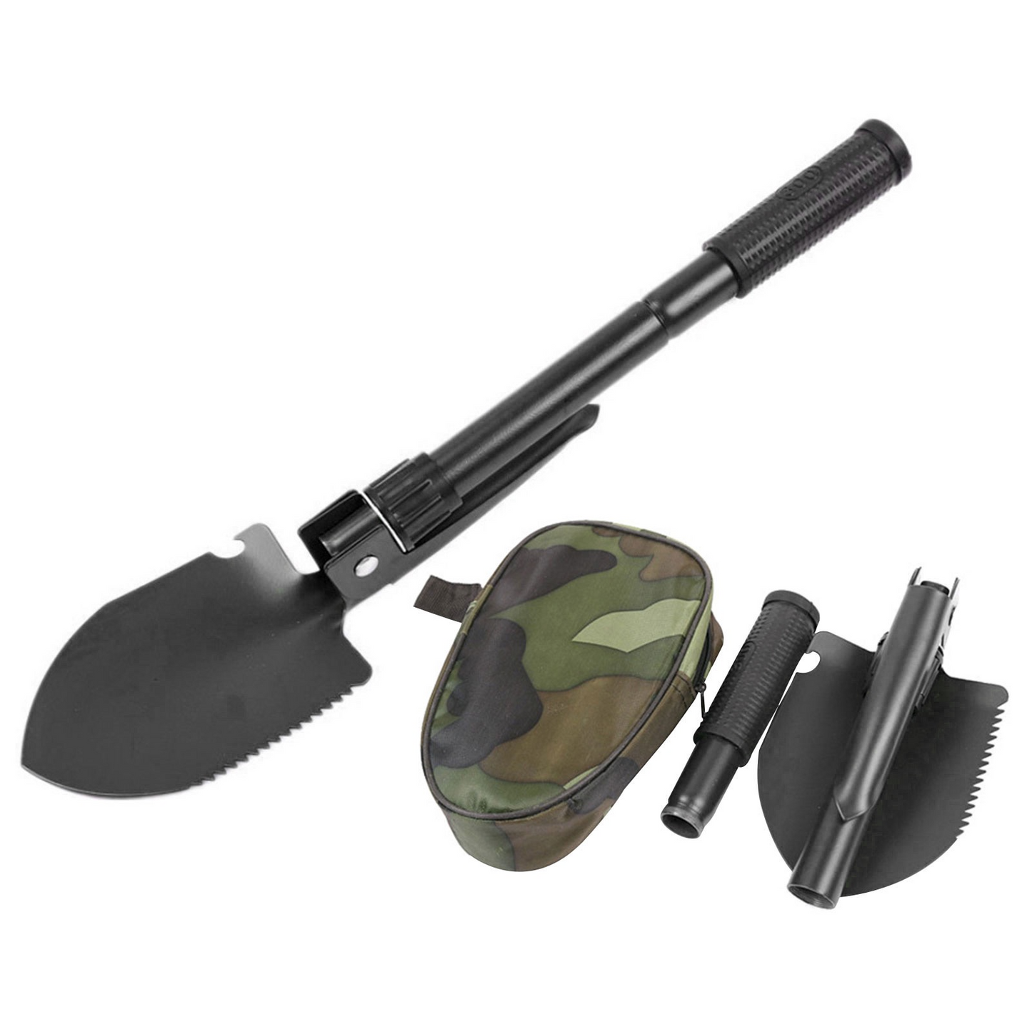Camping outdoor multifunctional folding shovel small engineer shovel/pickaxe camping folding shovel survival equipment