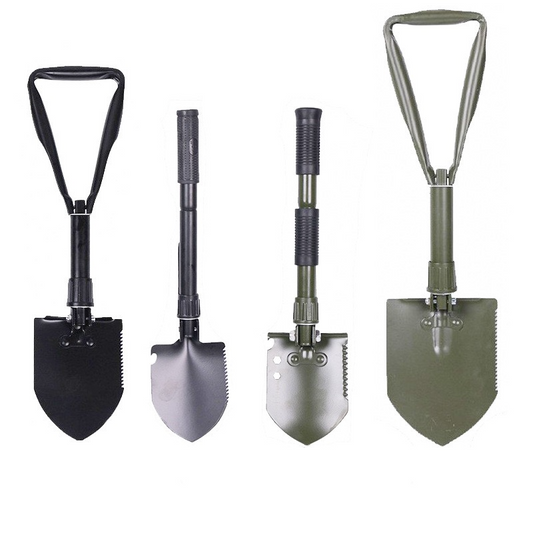 Engineer shovel folding portable emergency rescue multifunctional fishing and flower planting shovel outdoor exploration equipment