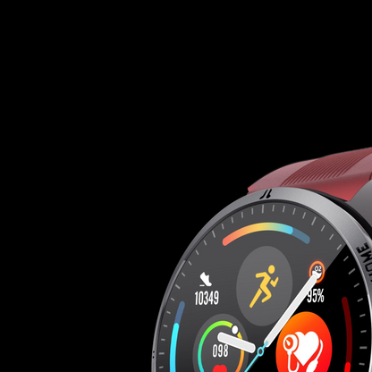 Multifunctional Smartwatch with Pneumatic Blood Pressure Monitoring, High-Precision Elderly Health Tracker, Sports Bracelet