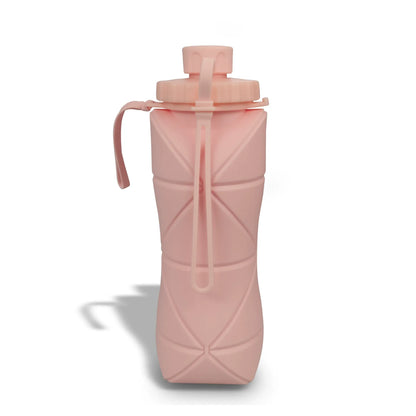 Leton Silicone Folding Water Bottle Large Capacity Sports Flask Outdoor Travel Cup Portable Compressible Flask Wholesale