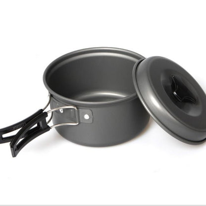 Outdoor Portable 2-3 Person Camping Cookset Picnic Cooking Utensils