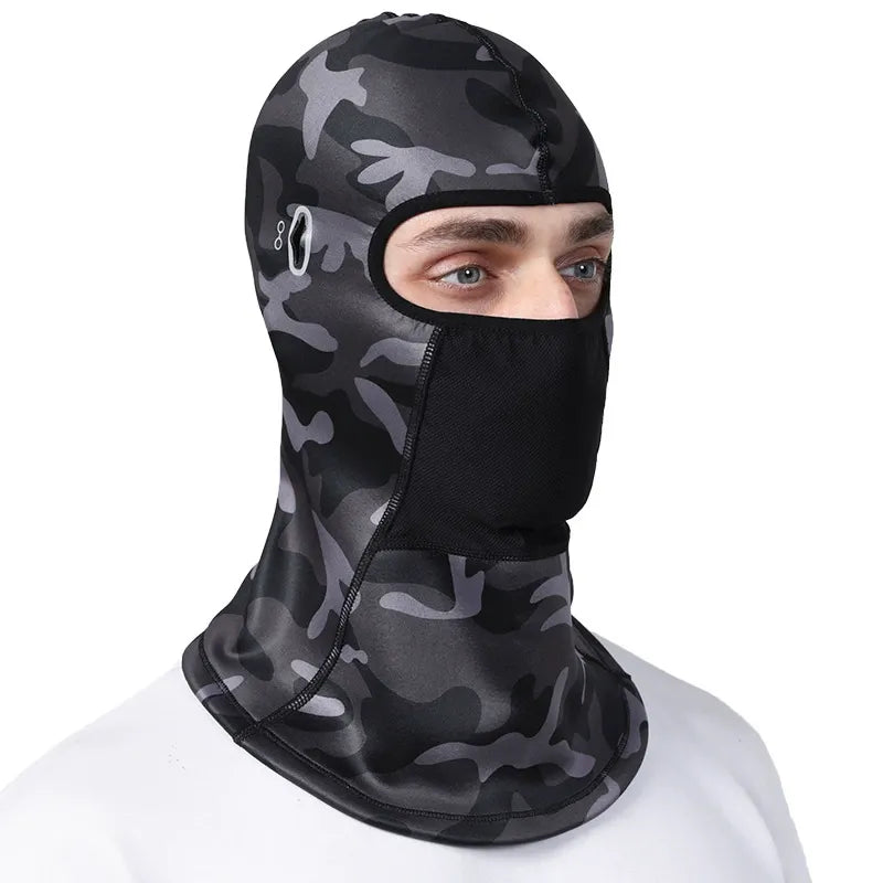 Outdoor Cycling Thermal Face Mask Motorcycle Helmet Cover Fleece Windproof Scarf Cold-Proof Face Protection Ski Mask Winter
