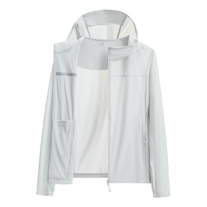 Summer Ice Silk Sunscreen Clothes for Men and Women UPF50+UV resistant Thin, Breathable Outdoor Fishing Sunscreen Clothes for Couples