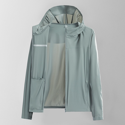 Summer Ice Silk Sunscreen Clothes for Men and Women UPF50+UV resistant Thin, Breathable Outdoor Fishing Sunscreen Clothes for Couples