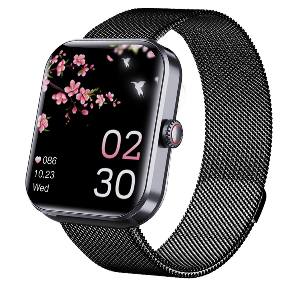 57L Sports Bracelet with Heart Rate, Blood Pressure Monitoring, Body Temperature Alert, Non-Invasive Blood Glucose Measurement Smartwatch