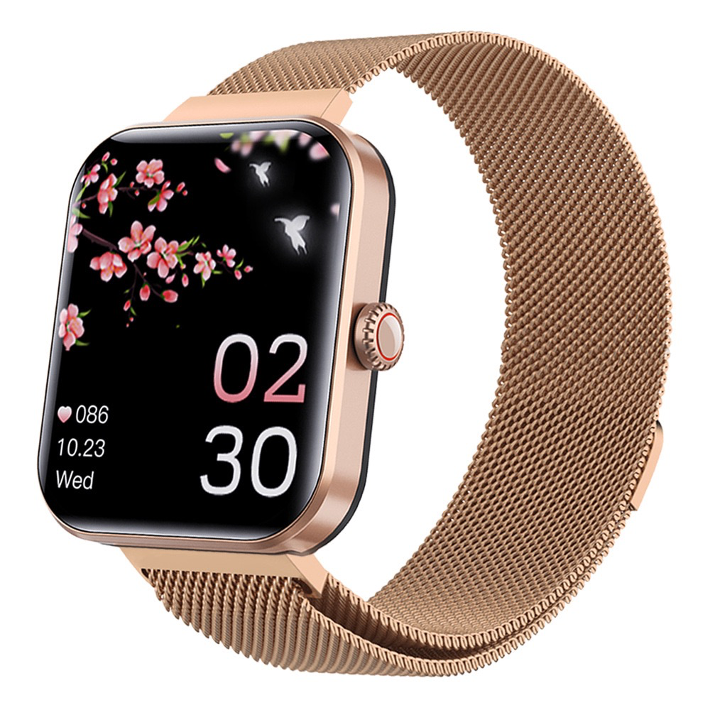 57L Sports Bracelet with Heart Rate, Blood Pressure Monitoring, Body Temperature Alert, Non-Invasive Blood Glucose Measurement Smartwatch